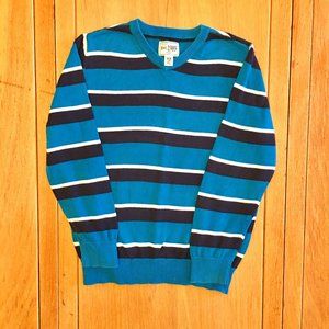Children's Place Blue Striped Sweater, Boys medium (7-8)